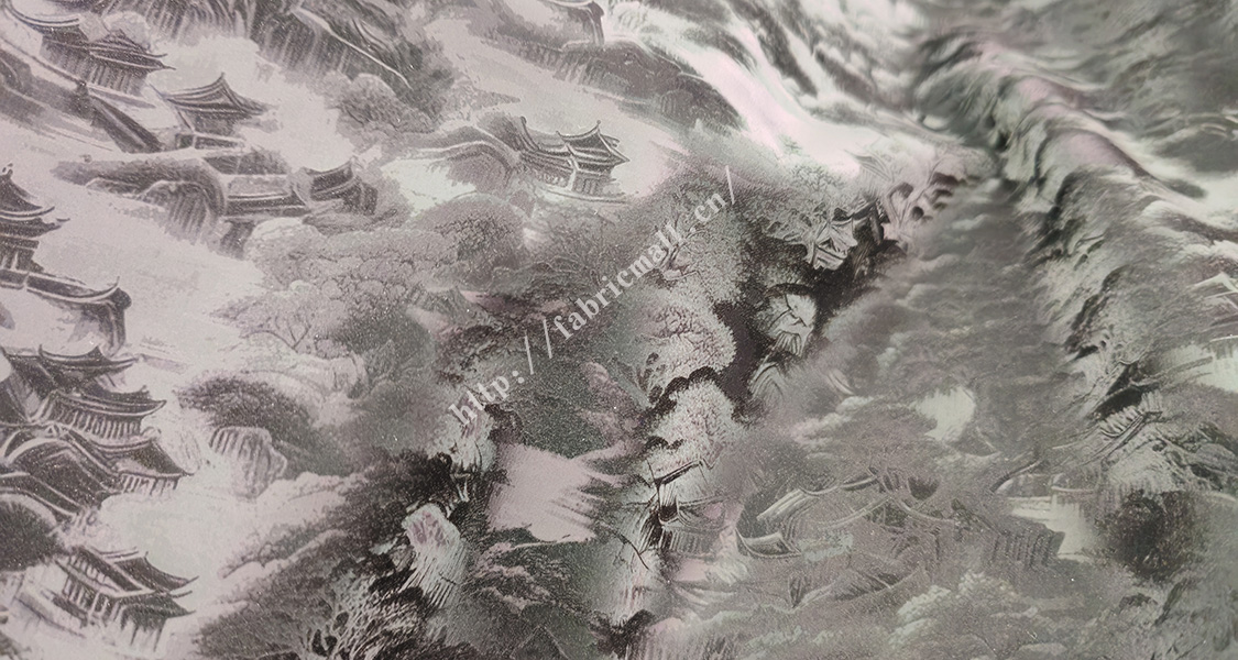 栖山绘苑离型子复合面料产品展示