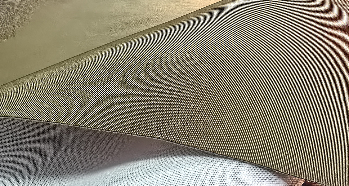 再生535加密斜纹防水复合面料展示 - 85S厚度389g克重