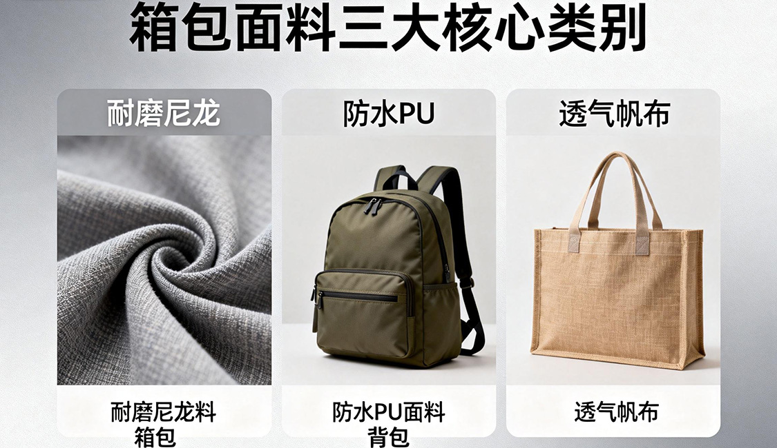 箱包面料三大核心类别：天然材质、合成纤维、复合面料